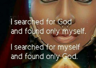 I looked for God